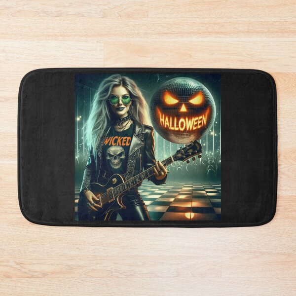 Item preview, Rock Star Halloween Pumpkin Disco designed and sold by Voodoo Store Paranormal Collections.