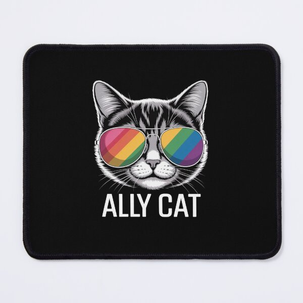 Item preview, Ally Cat Lgbt Flag designed and sold by SlogariArt.