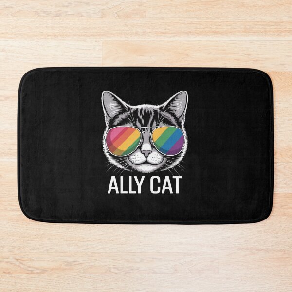 Item preview, Ally Cat Lgbt Flag designed and sold by SlogariArt.
