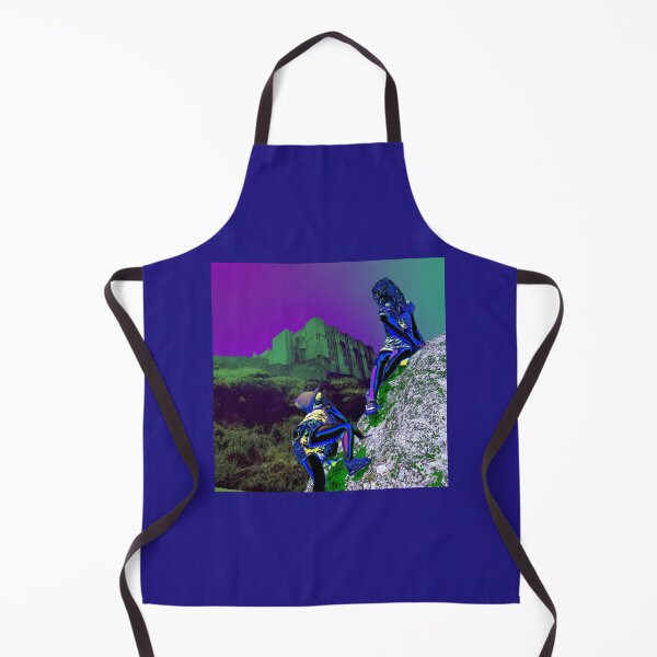 Item preview, Vibrant Explorers on a Neon Landscape designed and sold by lahconyart.