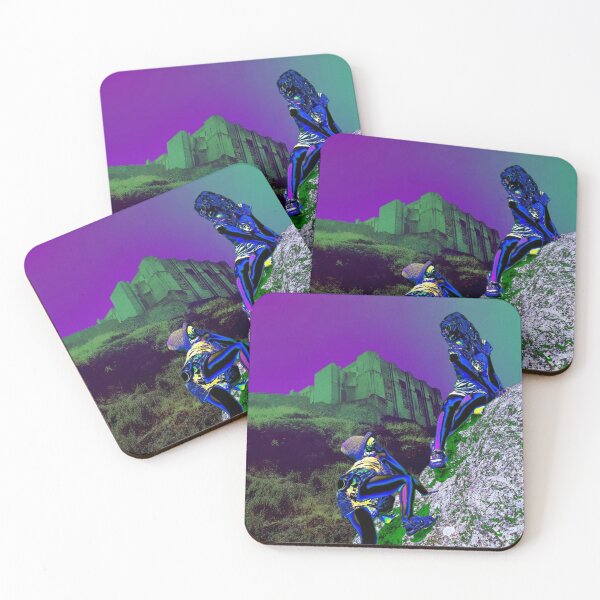 Item preview, Vibrant Explorers on a Neon Landscape designed and sold by lahconyart.