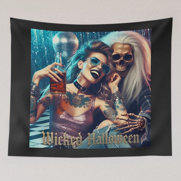 Item preview, Punk Witch Skeleton Halloween Party designed and sold by Voodoo Store Paranormal Collections.