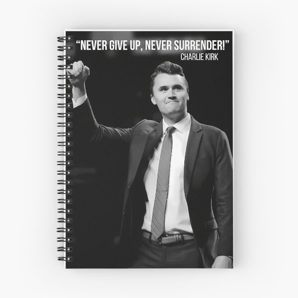 Item preview, Charlie Kirk Never Give Up Never Surrender designed and sold by TorokPatrik.