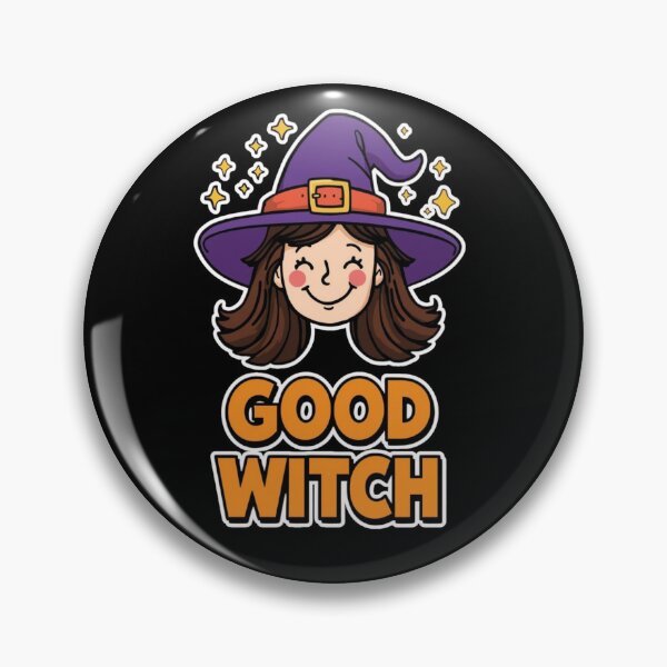 Item preview, Good Witch Cute Cartoon Witch Sticker - Halloween Magic and Sparkles Design designed and sold by FestivityFinds.