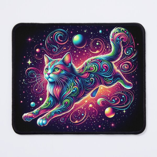 Item preview, Colorful cute mystic cat designed and sold by Dogandesighn.