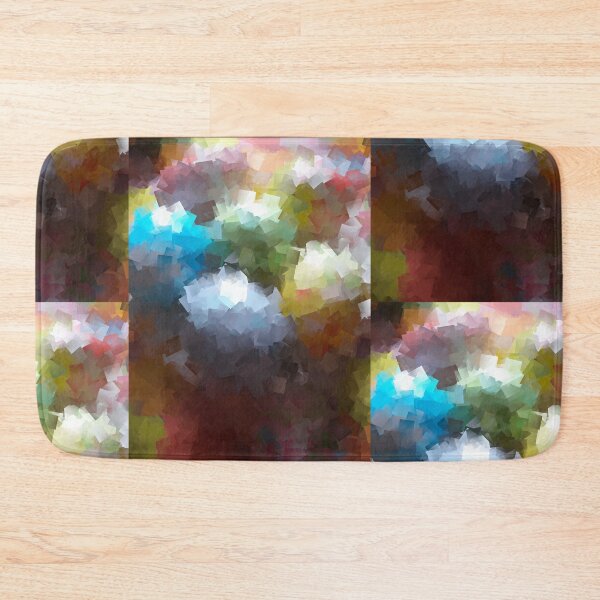 Item preview, Cubic Colorful Geometry | Arte geometrica cubica colorata | Kubistische bunte Geometrie designed and sold by LenaBlueDesigns.