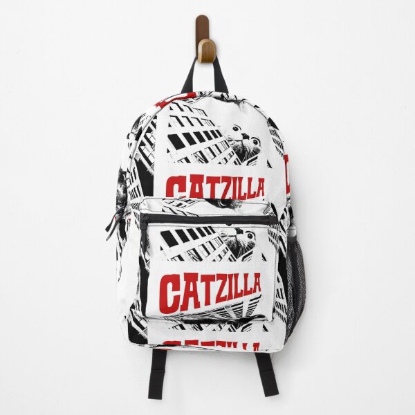 Item preview, Funny Meme Cat Catzilla Movie designed and sold by RebeccaLittlee.