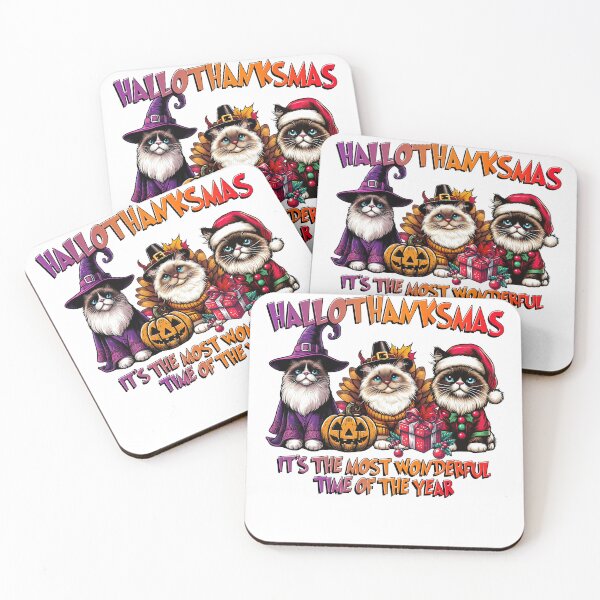 Item preview, Birman Cat Halloween Thanksgiving Christmas  designed and sold by doodIllustrate.
