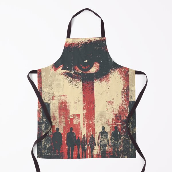 Item preview, An abstract eye explodes with light over a faceless crowd. designed and sold by Piotrek0001.