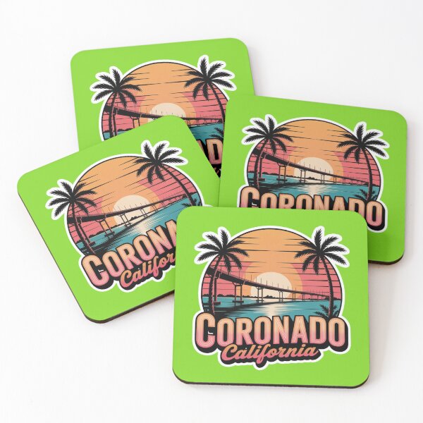 Item preview, Coronado California Sunset Bridge Sticker designed and sold by Timeless Design.