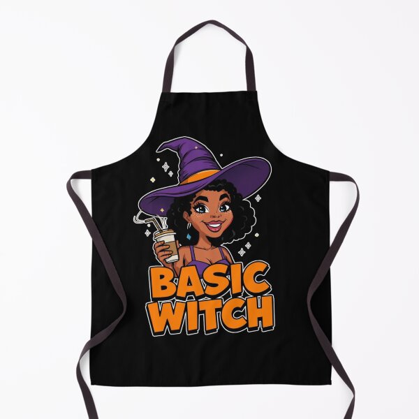 Item preview, Basic Witch Cute Cartoon Witch Sticker - Purple Hat and Coffee designed and sold by FestivityFinds.