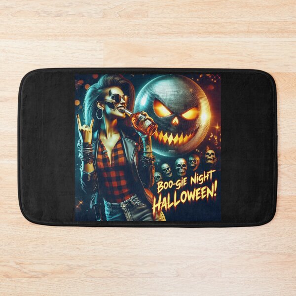 Item preview, Punk Lady Skull Halloween Disco designed and sold by Voodoo Store Paranormal Collections.