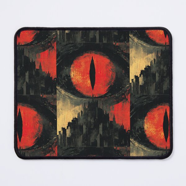 Item preview, Dark red eye watches over the city from the sky. designed and sold by Piotrek0001.
