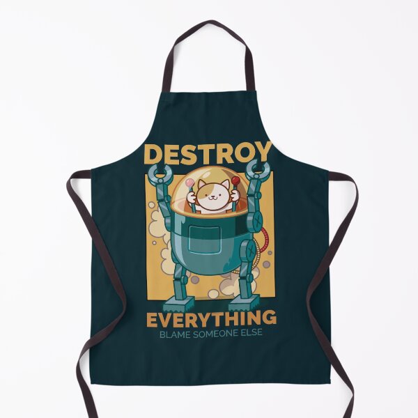 Item preview, Destroy Everthing cat designed and sold by ShirtStoreUS.