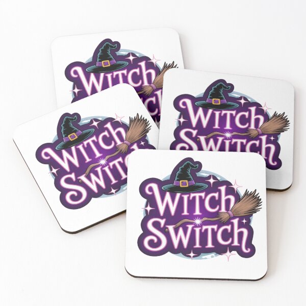 Item preview, Witch Switch Magical Halloween Sticker Design designed and sold by Imaginarium of Chaos falcon88 .