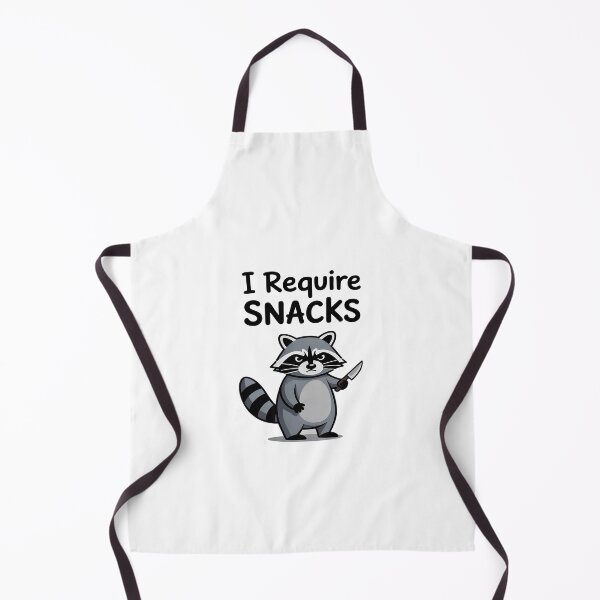 Item preview, i Require Snacks Raccoon designed and sold by KingsLife1994.