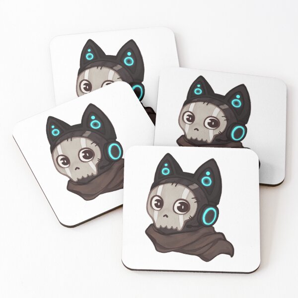 Item preview, Cat Headphones Ghost designed and sold by linenfairytale.
