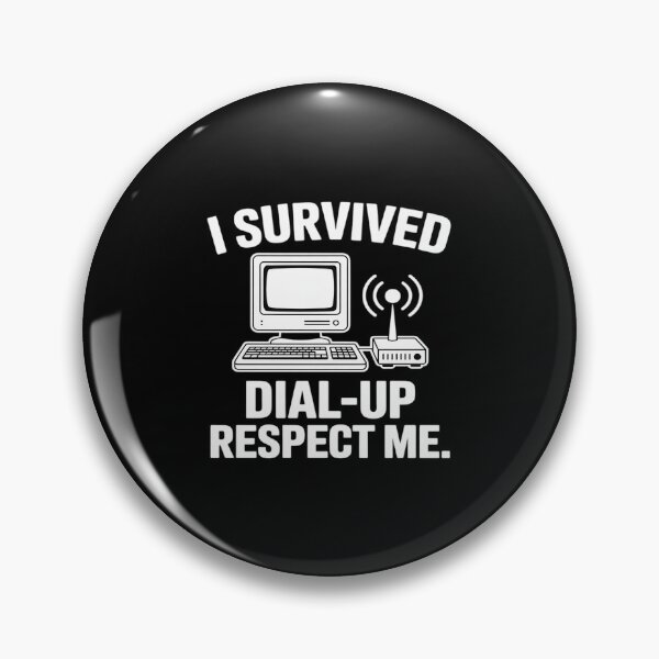 Item preview, i Survived Dial - Up - Vintage Tech Throwback Premium designed and sold by KingsLife1994.