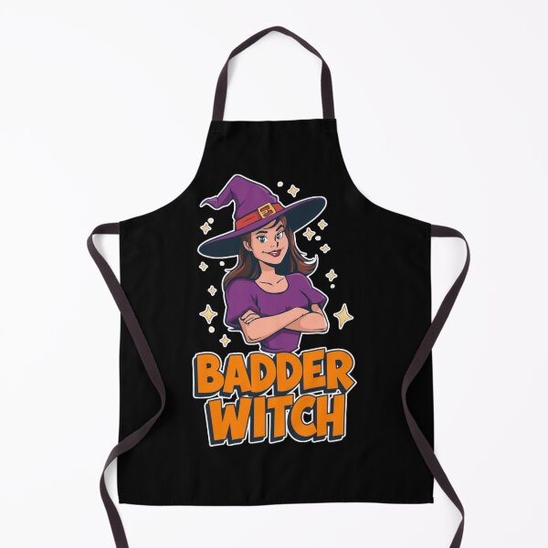 Item preview, Badder Witch Cartoon Witch Sticker - Bold Purple Hat and Confidence designed and sold by FestivityFinds.