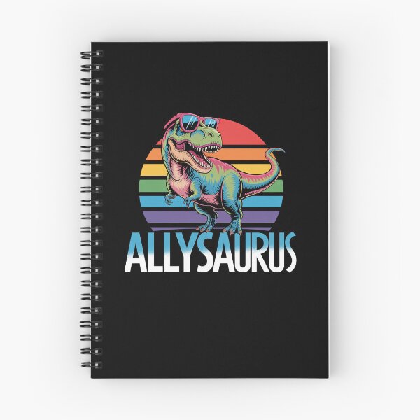 Item preview, Allysaurus Dinosaur Rainbow Flag Pride Month designed and sold by SlogariArt.