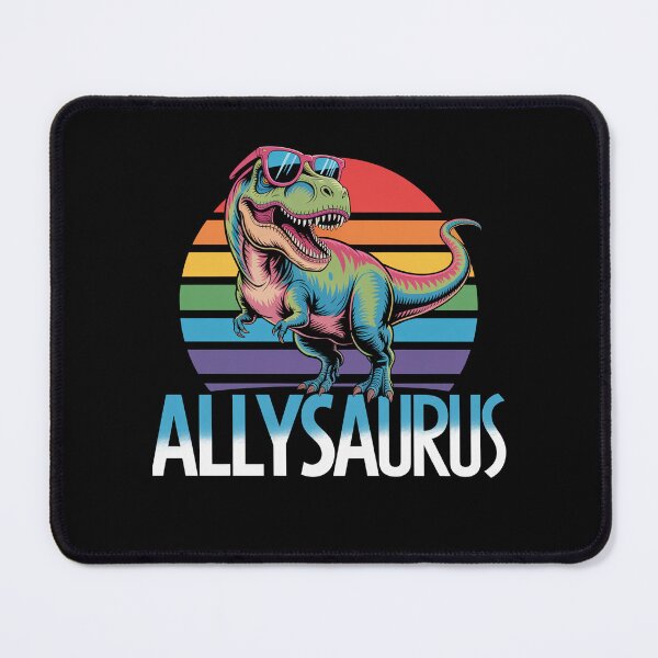 Item preview, Allysaurus Dinosaur Rainbow Flag Pride Month designed and sold by SlogariArt.