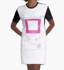 Retro Gaming Graphic T-Shirt Dress