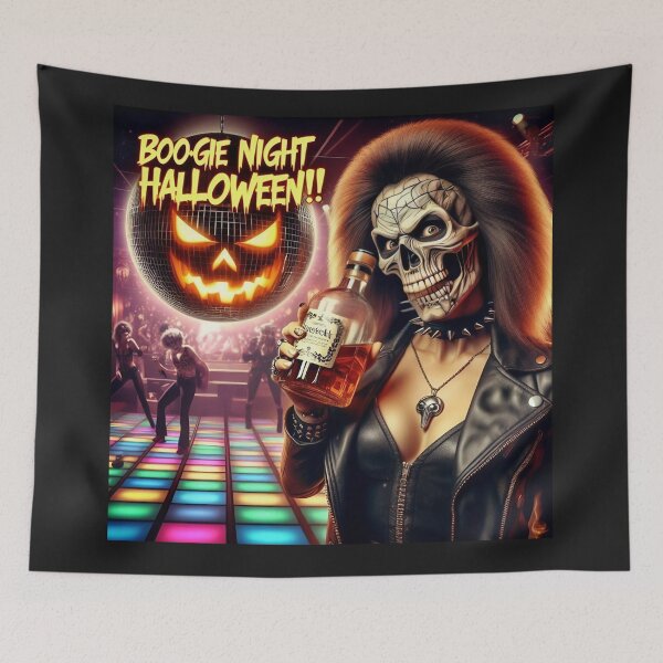 Item preview, Skull Lady Halloween Disco Pumpkin designed and sold by Voodoo Store Paranormal Collections.