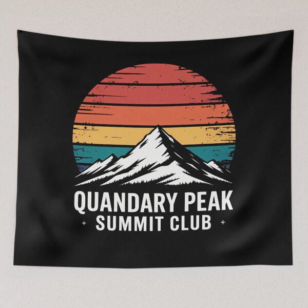 Item preview, Climbed Quandary Peak Summit Club Hike Colorado Sun Hiking designed and sold by HellD3vil-Art.