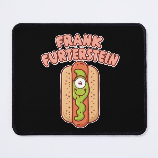 Item preview, Frank Furterstein Funny Hot Dog Sticker - Cartoon Frankfurter with Eyeball designed and sold by FestivityFinds.
