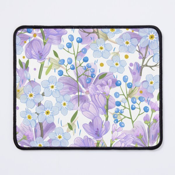 Item preview, Violet pattern floral designs designed and sold by DIVINE BODY LIFE .