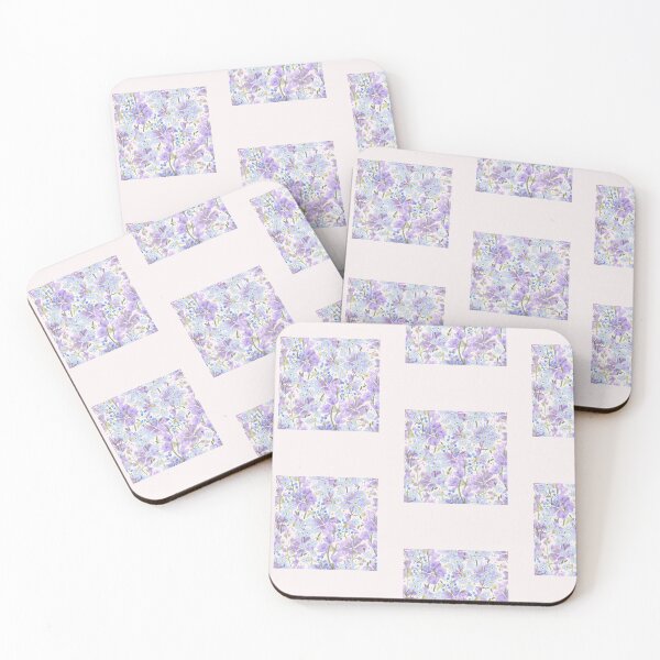 Item preview, Violet pattern floral designs designed and sold by DIVINE BODY LIFE .