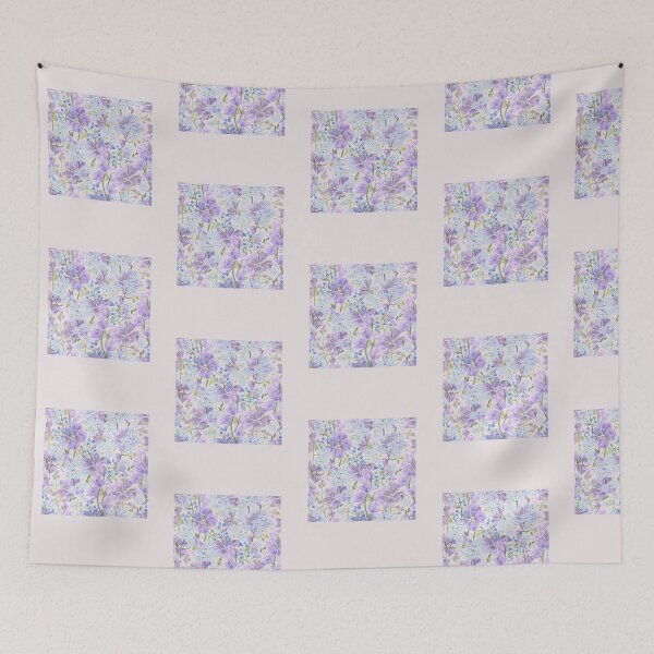 Item preview, Violet pattern floral designs designed and sold by DIVINE BODY LIFE .