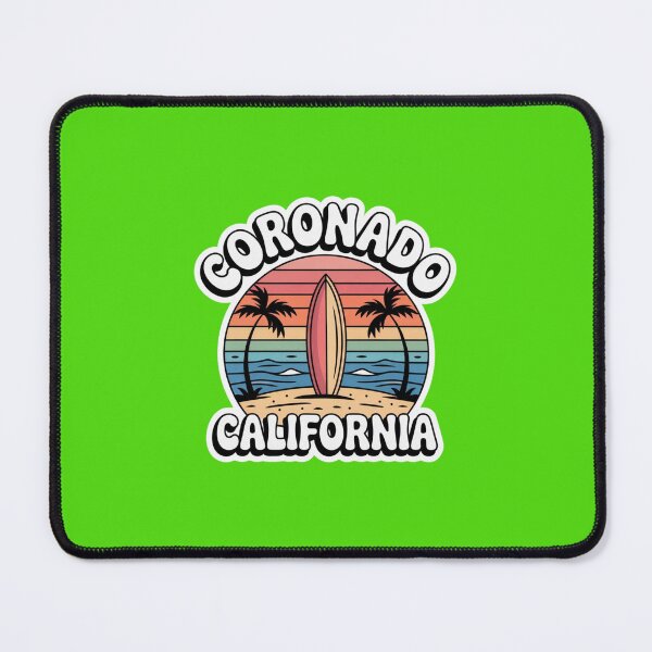 Item preview, Coronado California Surfing Beach Sticker designed and sold by Timeless Design.