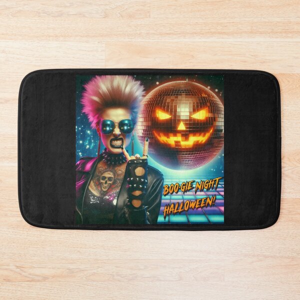 Item preview, Punk Lady Neon Halloween Pumpkin designed and sold by Voodoo Store Paranormal Collections.