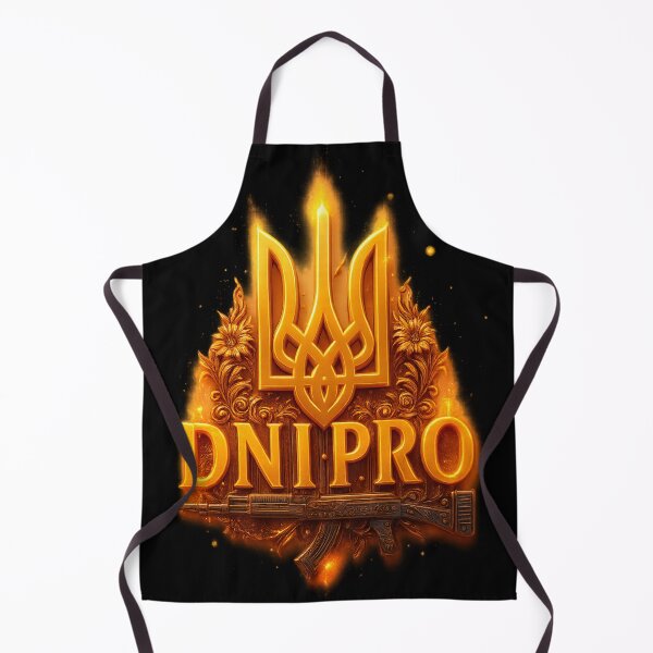 Item preview, Dnipro Fire Trident – Glowing Ukrainian Symbol Art designed and sold by NeonCore.