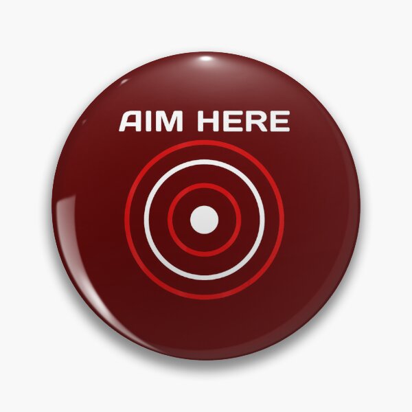 Item preview, Aim Here Darts Players Bullseye Target Shooting Club designed and sold by Easonseay.