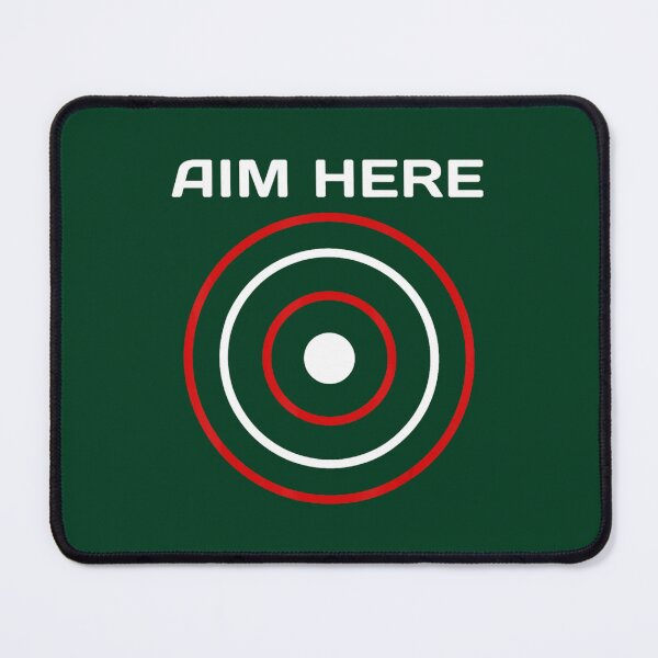 Item preview, Aim Here Darts Players Bullseye Target Shooting Club designed and sold by Easonseay.