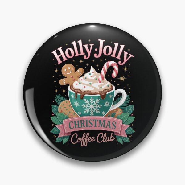 Item preview, Coffee Christmas Gingerbread Pink Women Latte Cozy Winter designed and sold by HellD3vil-Art.