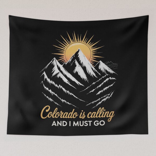 Item preview, Colorado Is Calling And I Must Go Mountains 70s 80s designed and sold by HellD3vil-Art.