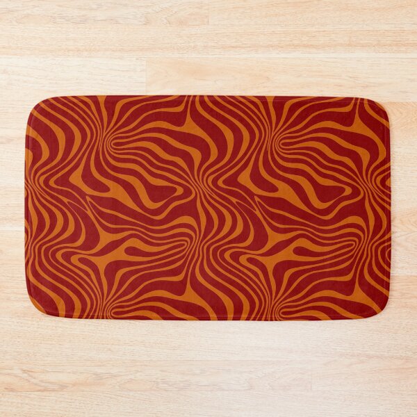 Item preview, Psychedelic Flow – Dark Ruby & Topaz Brown designed and sold by colorofmagic.