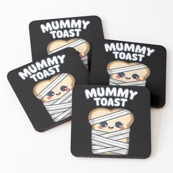 Item preview, Mummy Toast Cute Halloween Food Sticker - Adorable Toast Wrapped in Bandages designed and sold by FestivityFinds.
