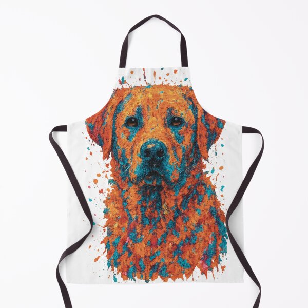 Item preview, Paint Spatter Style Labrador Retreiver Abstract Art designed and sold by Pokah79.