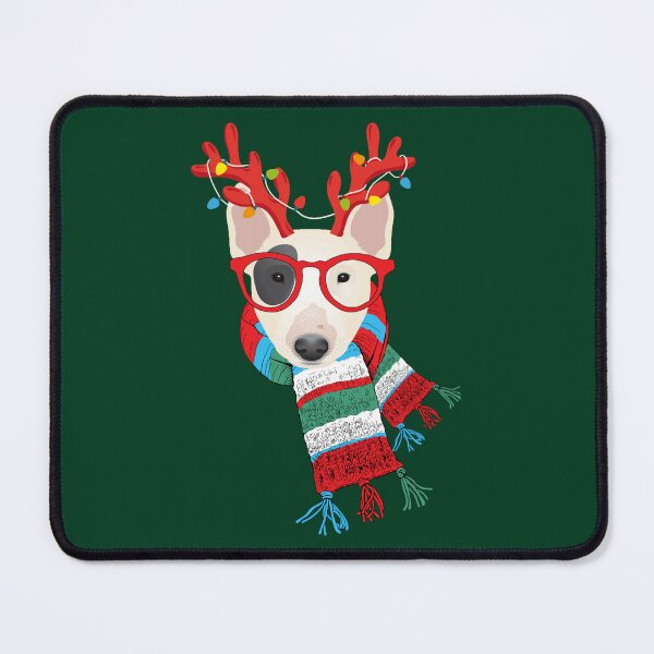 Item preview, Bull Terrier Xmas Holidays Reindeer Christmas Lights Oversized designed and sold by Easonseay.