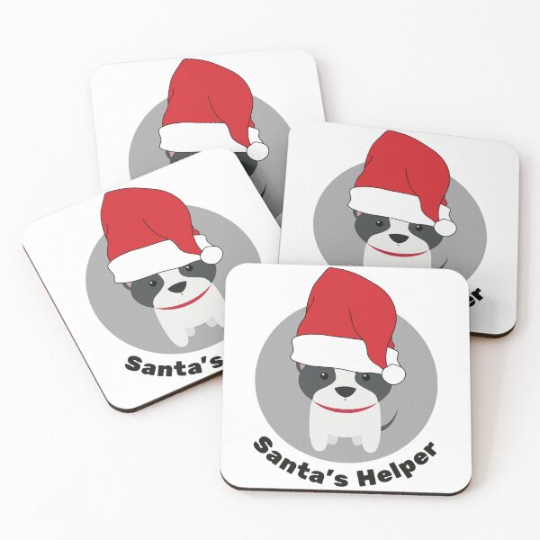 Item preview, Cute Christmas Dog, Santa_s Helper, Christmas Family Pyjama Top Design designed and sold by Easonseay.