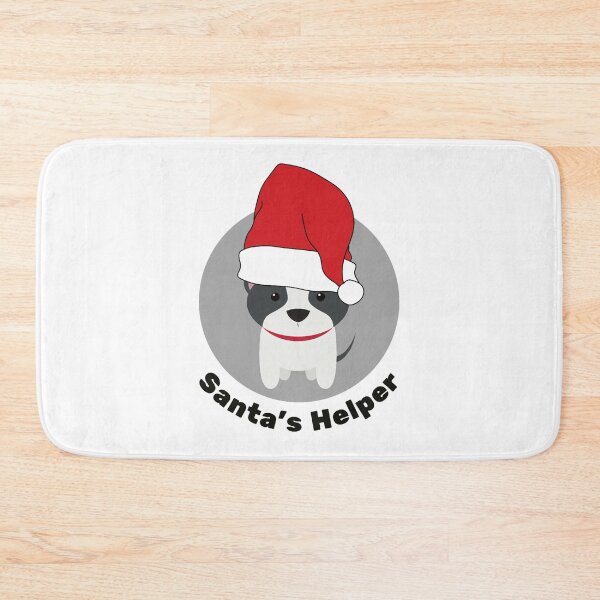 Item preview, Cute Christmas Dog, Santa_s Helper, Christmas Family Pyjama Top Design designed and sold by Easonseay.