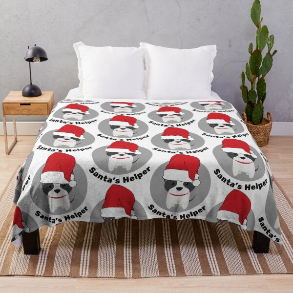 Item preview, Cute Christmas Dog, Santa_s Helper, Christmas Family Pyjama Top Design designed and sold by Easonseay.