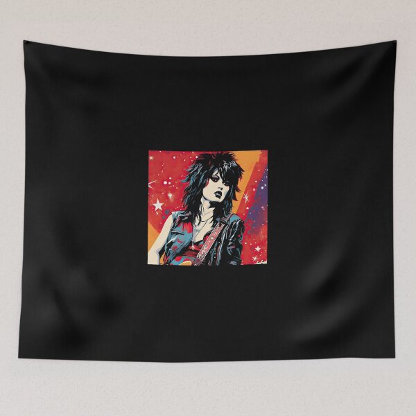 Item preview, Joan Jett Retro Pop Art Punk Rock Cosmic Poster Design Classic T-Shirt designed and sold by IvanMedel.