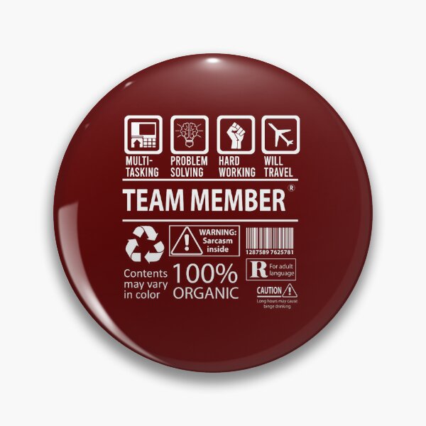 Item preview, Team Member T Shirt - Multitasking Job Gift Item Tee (1) designed and sold by Easonseay.