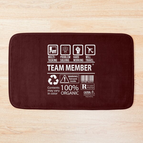 Item preview, Team Member T Shirt - Multitasking Job Gift Item Tee (1) designed and sold by Easonseay.