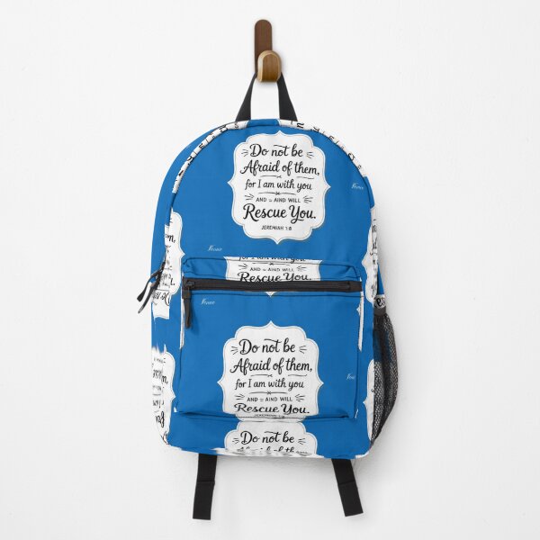 Item preview, Jeremiah 1:8 Bible Verse Sketch – “Do Not Be Afraid, I Am With You to Rescue You” designed and sold by PaintMeWorld.